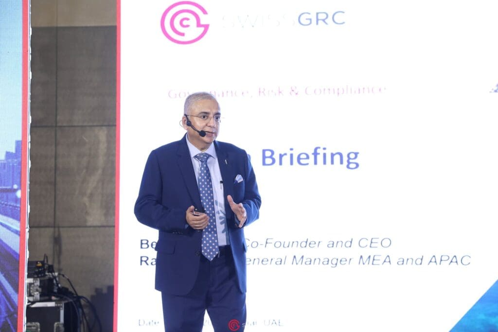 Rajeev Dutt, General Manager MEA & APAC, Swiss GRC at GCC GRC DAY 2024