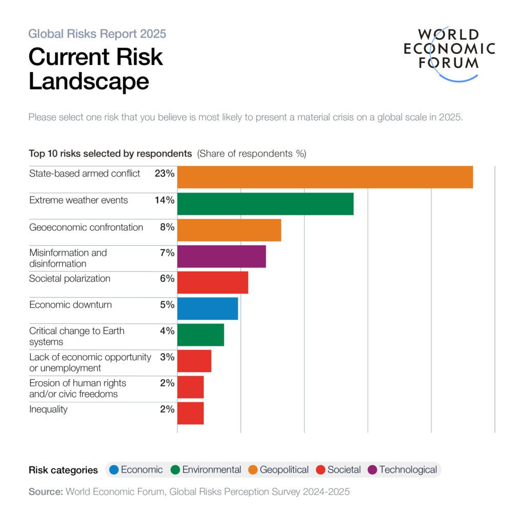 Current Risk Landscape - Global Risks Report 2025
