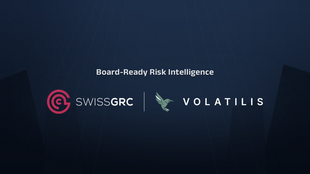 Swiss GRC and Volatilis Announce Strategic Partnership for Board-Ready Risk Intelligence