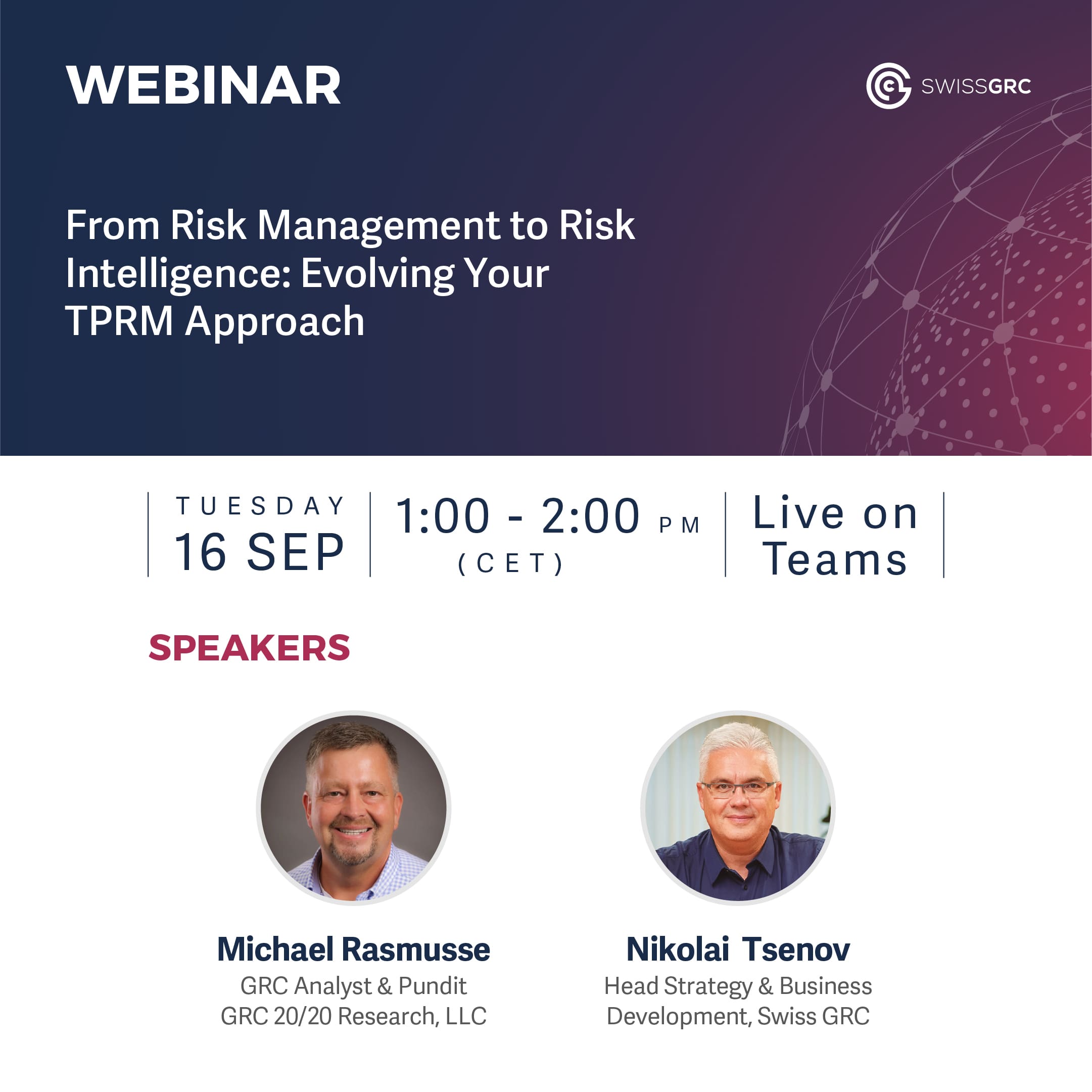 Webinar: From Risk Management to Risk Intelligence in TPRM