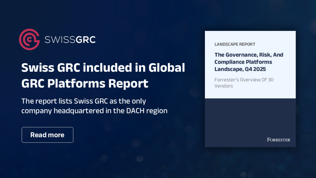 Swiss GRC figure dans le rapport Landscape mondial consacré aux plateformes GRC