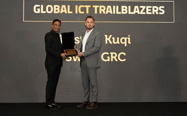 Global ICT Trailblazer Award al co-fondatore e CEO di Swiss GRC