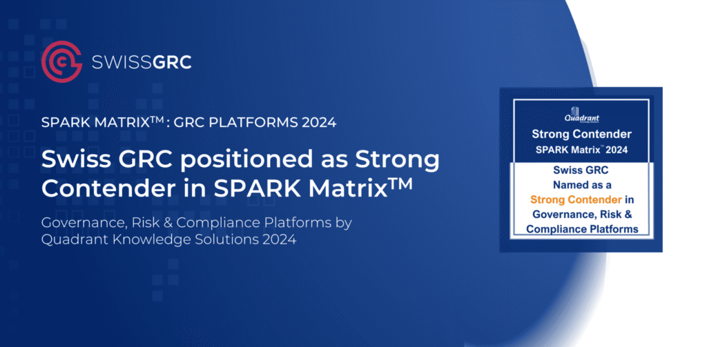 Swiss GRC posizionata come Strong Contender nello SPARK Matrix™ 2024 per le piattaforme GRC